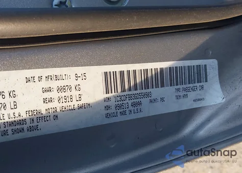 2016 Dodge Dart Sxt from USA, damaged, VIN 1C3CDFBB3GD550903